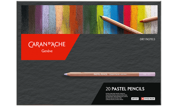 Caran d'Ache Pastel Pencil Assorted Box of 20