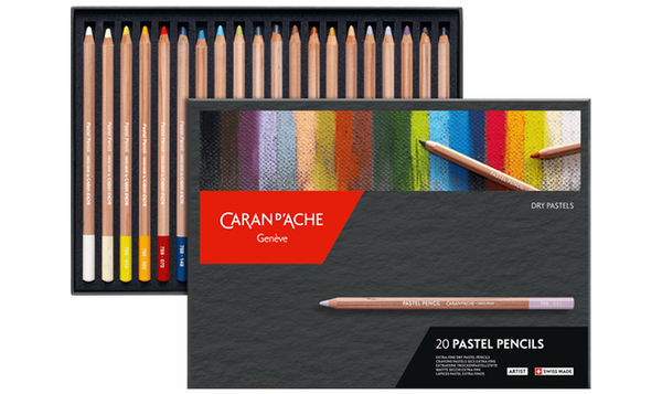 Caran d'Ache Pastel Pencil Assorted Box of 20