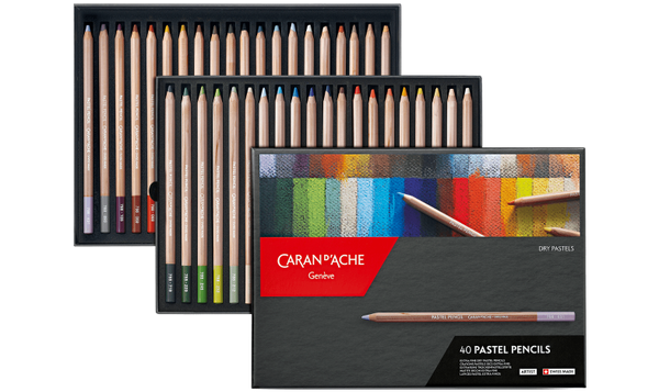 Caran d'Ache Pastel Pencil Assorted Box of 40