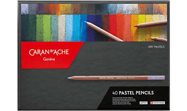 Caran d'Ache Pastel Pencil Assorted Box of 40