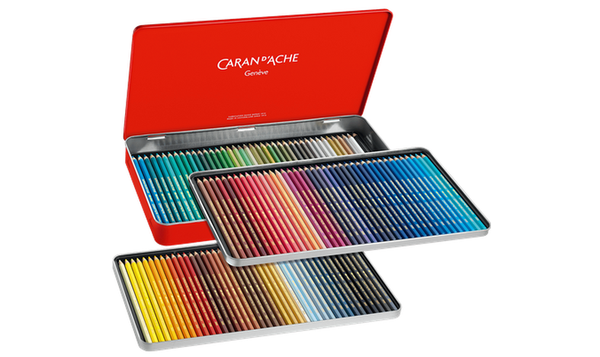 Caran d'Ache Supracolor Water Soluble Pencils Assorted Tin of 120
