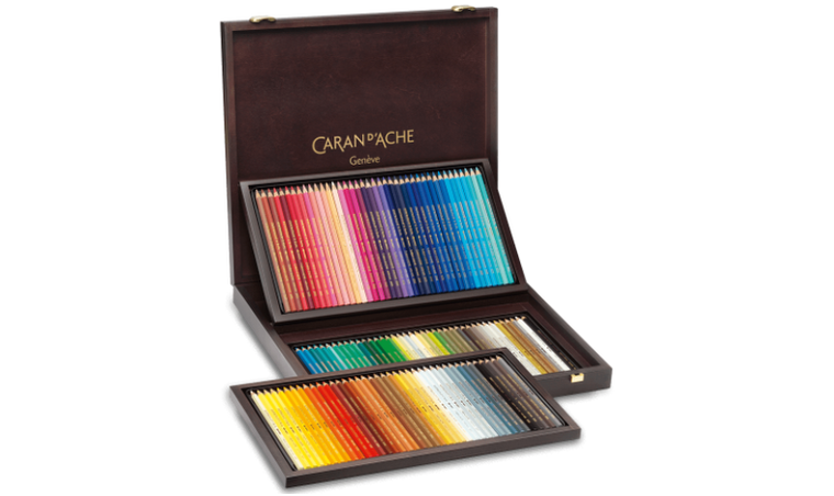 Caran d'Ache Fancolor Watercolor Pencil Set - Set of 12