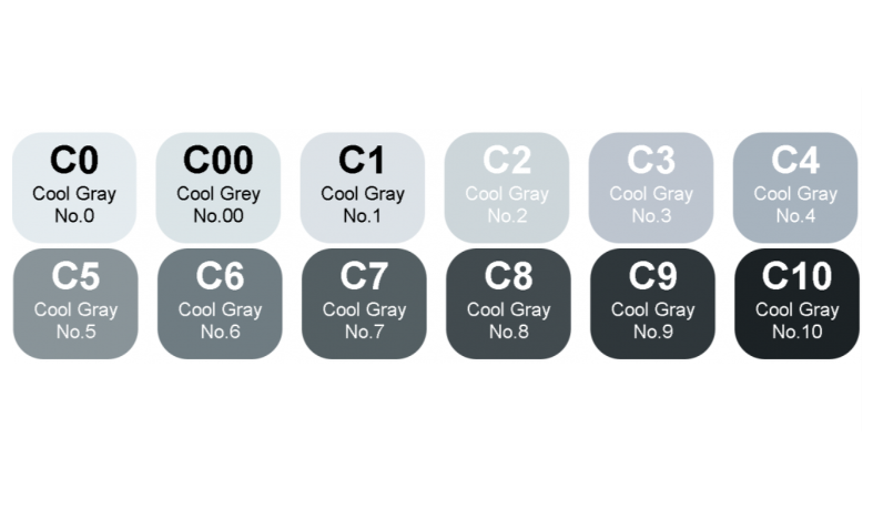 Copic Sketch Marker C2 - Cool Gray 2