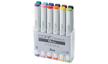 Copic Sketch 12 Piece Set