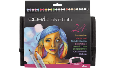 Copic Sketch Marker Starter Wallet Set of 24