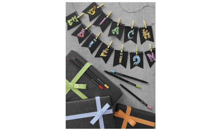 Faber-Castell Colour Pencils Black Edition Set of 12 Assorted Colours