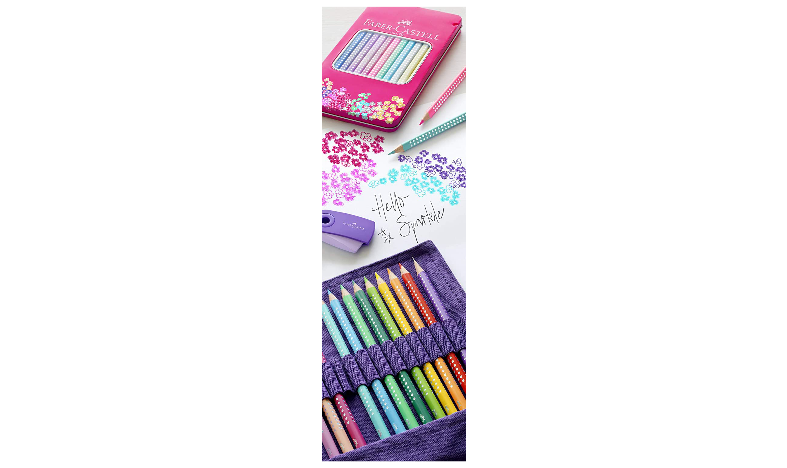 Faber-Castell Grip Sparkle Pencil Tin of 12