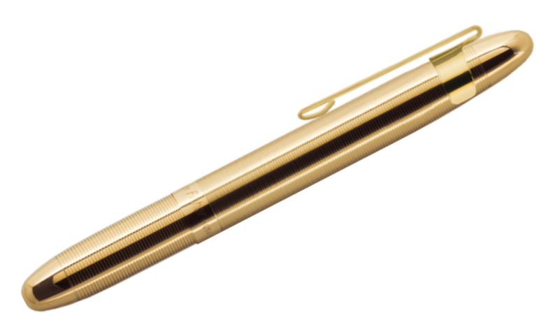 Antimicrobial Raw Brass Bullet Space Pen