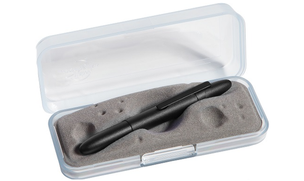 Fisher Space Pen Bullet Pressurised Ballpoint Pen Matte Black with Pocket Clip