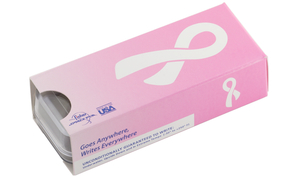 Fisher Space Pen Bullet Pressurised Ballpoint Pen Pink Breast Cancer Awareness