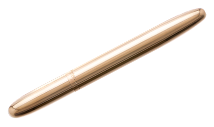 Fisher Space Pen Bullet Pressurised Ballpoint Pen Raw Brass