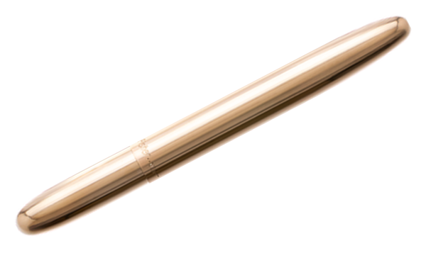 Fisher Space Pen Bullet Pressurised Ballpoint Pen Raw Brass
