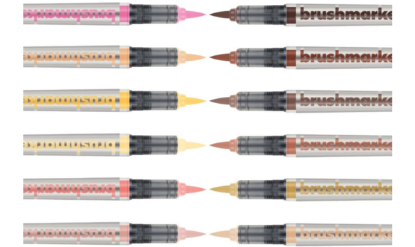 Karin Brushmarker PRO 12 Skin Colours