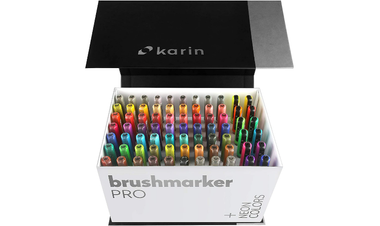 Karin Brushmarker PRO Mega Box PLUS 72 Colours + 3 Blenders Set