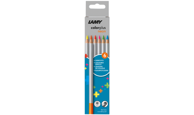 LAMY colorplus Pencil Set of 6 Neon Assorted