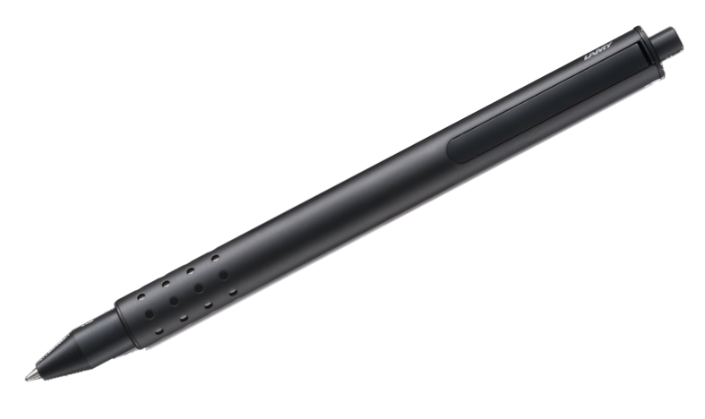 LAMY 331 TR swift Black Rollerball Pen and Leather Pouch Set