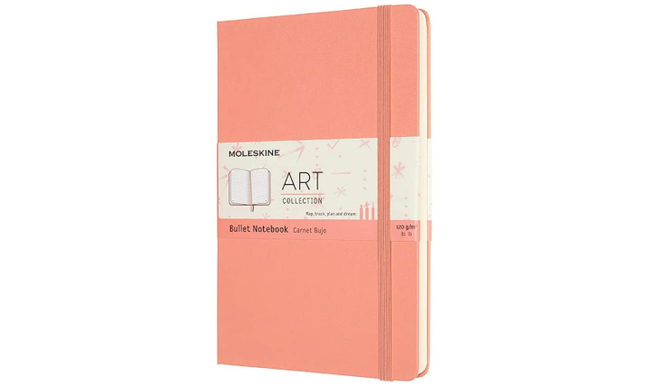 Moleskine Art Bullet Large Notebook Coral Pink