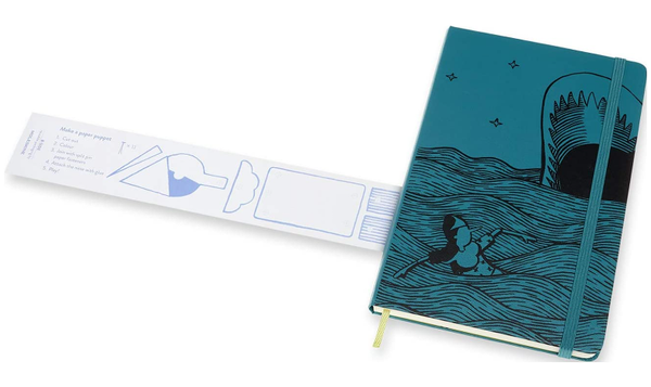 Moleskine Pinocchio Notebook Hard Cover - The Dogfish Limited Edition - Ruled