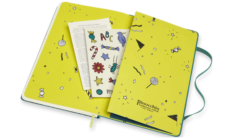 Moleskine Pinocchio Notebook Hard Cover - The Dogfish Limited Edition - Ruled