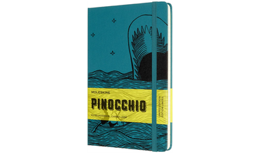 Moleskine Pinocchio Notebook Hard Cover - The Dogfish Limited Edition - Ruled