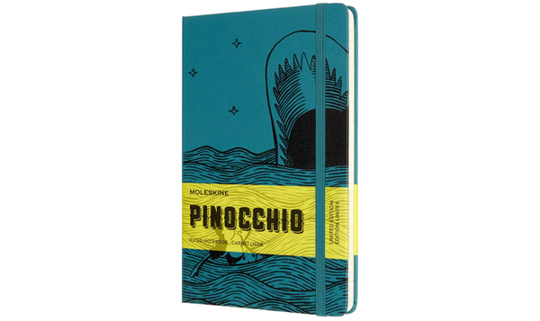 Moleskine Pinocchio Notebook Hard Cover - The Dogfish Limited Edition - Ruled