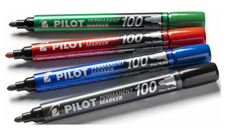 Pilot 100 Permanent Marker Bullet Tip