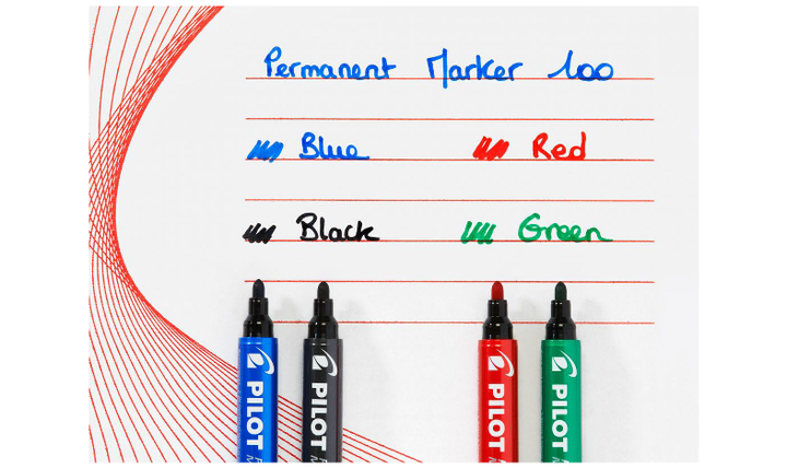 Pilot 100 Permanent Marker Bullet Tip
