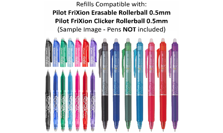 Pilot BLSFR5 FriXion Pen Refill Fine Pack of 3