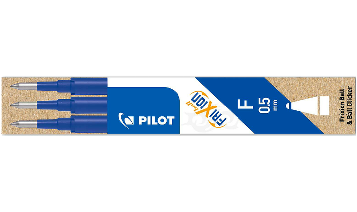 Pilot BLSFR5 FriXion Pen Refill Fine Pack of 3