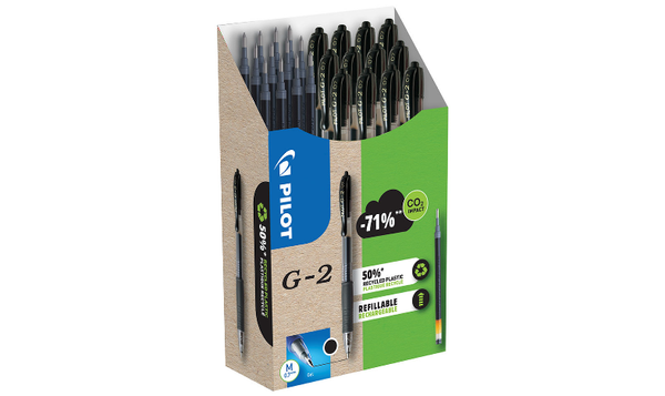 Pilot BegreeN G2 07 Gel Rollerball Pen Medium Pen and Refill Pack Black