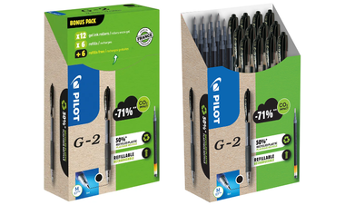 Pilot BegreeN G2 07 Gel Rollerball Pen Medium Pen and Refill Pack Black