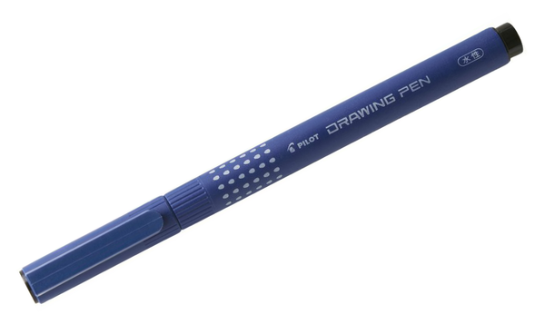 Pilot DR Drawing Pen Black Ink Wallet of 5