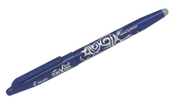 Pilot FriXion Ball Erasable Rollerball Pen Set 0.7mm Single Pen With 3 Refills Blue Ink