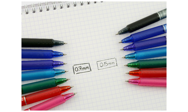 Pilot FriXion Clicker Erasable Rollerball Pen 05 Fine BLRT-FR5 Assorted Set of 7