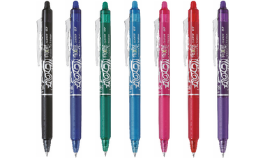 Pilot FriXion Clicker Erasable Rollerball Pen 07 Medium BLRTFR7 Assorted Set of 7
