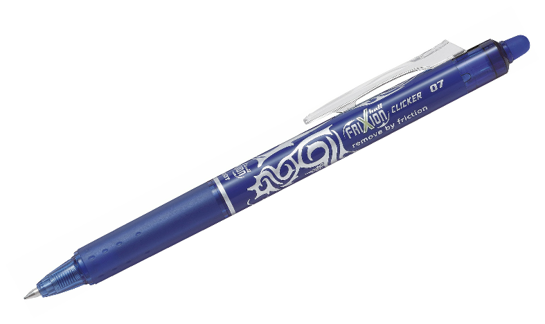 Pilot FriXion Clicker 07 Erasable Rollerball Pen Blue Box of 24 Blue (12 Pens + 12 Refills)
