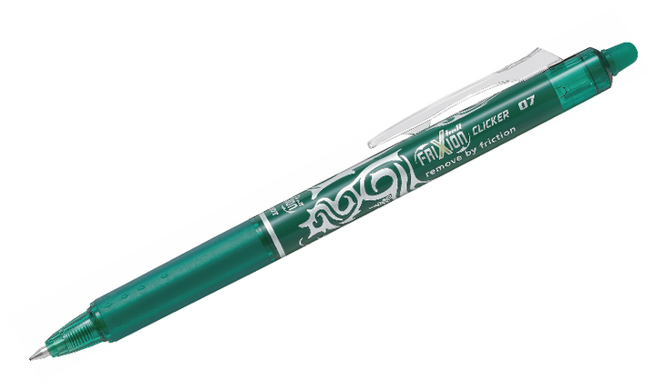 Pilot FriXion Clicker Erasable Rollerball Pen 07 Medium BLRTFR7 Assorted Set of 7