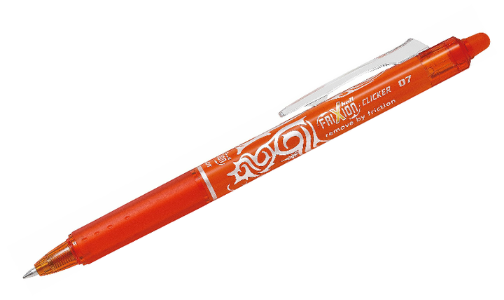 Pilot FriXion Clicker Erasable Rollerball Pen 07 Medium BLRTFR7 Assorted Set of 10
