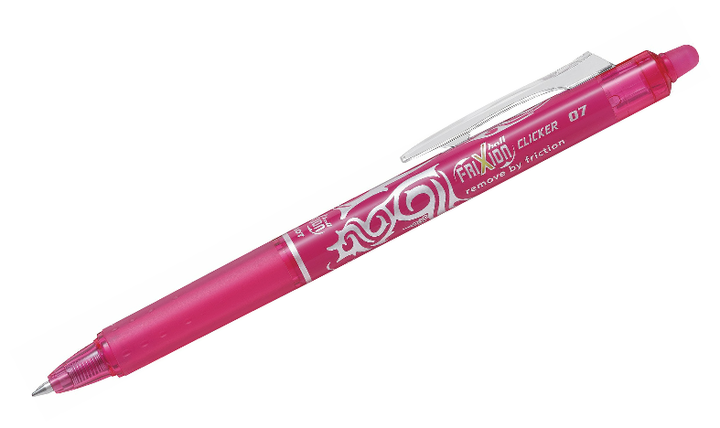 Pilot FriXion Clicker Erasable Rollerball Pen 07 Medium BLRTFR7