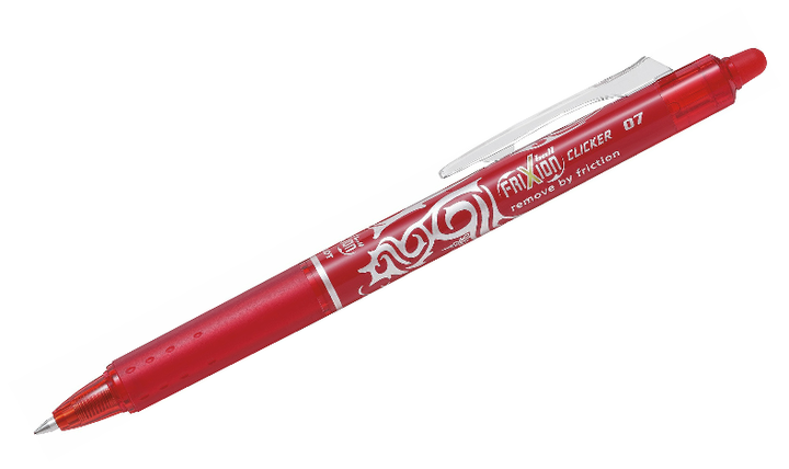Pilot FriXion Clicker Erasable Rollerball Pen 07 Medium BLRTFR7