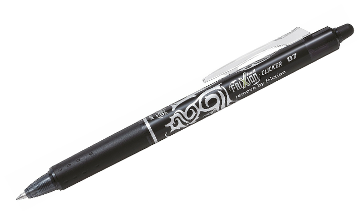 Pilot FriXion Clicker Erasable Rollerball Pen 07 Medium BLRTFR7