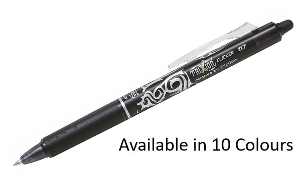 Pilot FriXion Clicker Erasable Rollerball Pen 07 Medium BLRTFR7