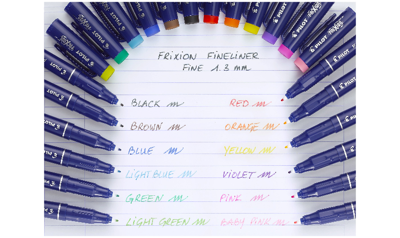 Pilot FriXion Erasable Fineliners &