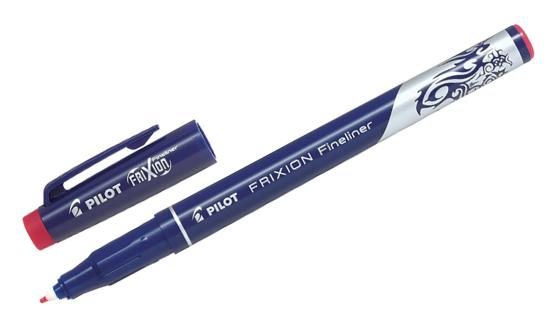 Pilot FriXion Erasable Fineliners &