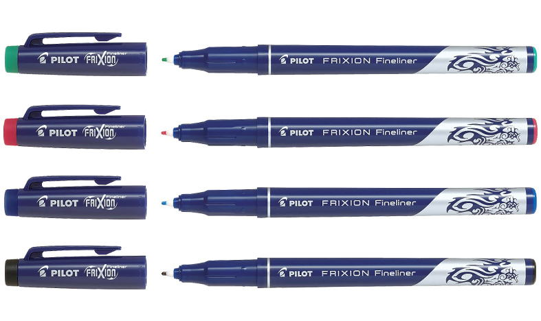 Pilot FriXion Erasable Fineliners &