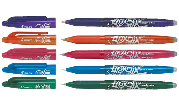 Pilot FriXion Erasable Rollerball Pen Assorted Pack of 5