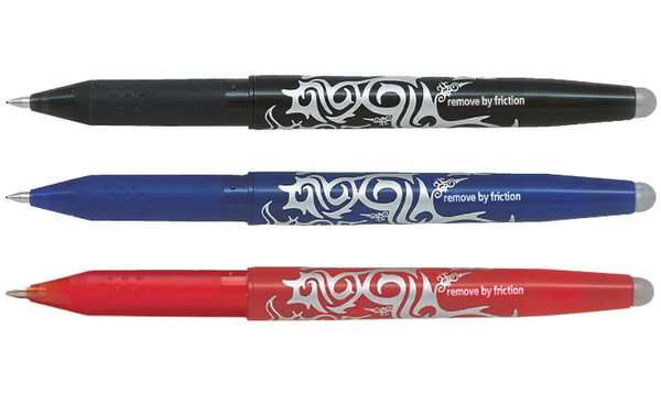 Pilot FriXion Erasable Rollerball Pen Assorted Set of 3