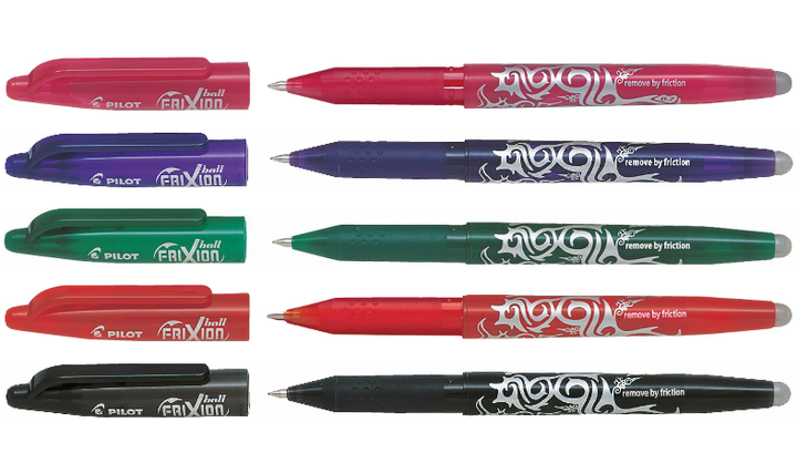 Pilot FriXion Erasable Rollerball Pen Assorted Pack of 5
