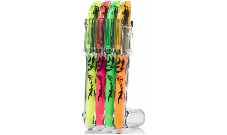Pilot FriXion Light Erasable Highlighter Assorted Desk Set of 4