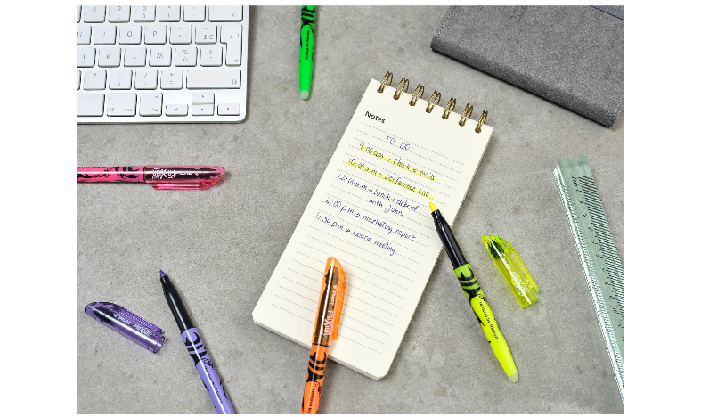 Pilot FriXion Light Erasable Highlighter Assorted Desk Set of 4